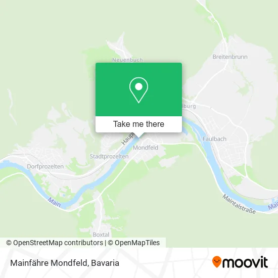 Карта Mainfähre Mondfeld