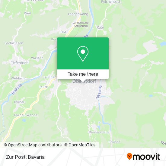 Zur Post map