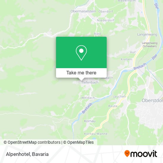 Alpenhotel map