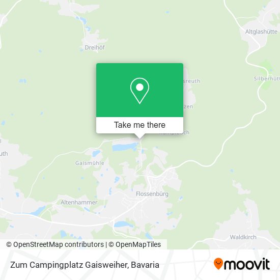Zum Campingplatz Gaisweiher map
