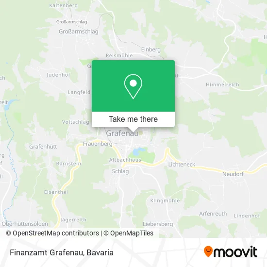 Карта Finanzamt Grafenau