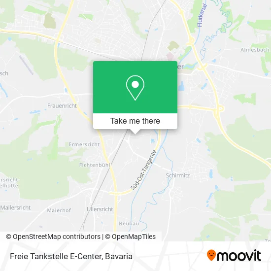 Карта Freie Tankstelle E-Center