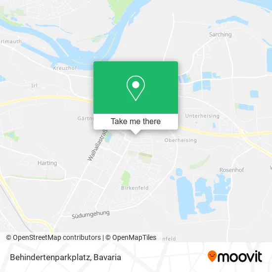 Карта Behindertenparkplatz