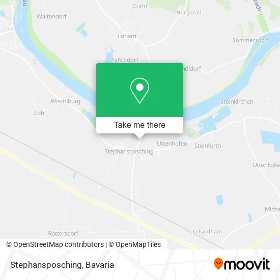 Карта Stephansposching