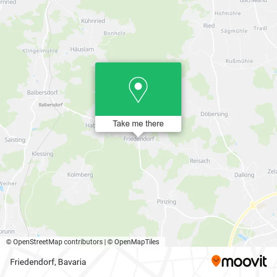 Карта Friedendorf