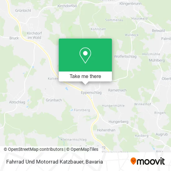 Карта Fahrrad Und Motorrad Katzbauer