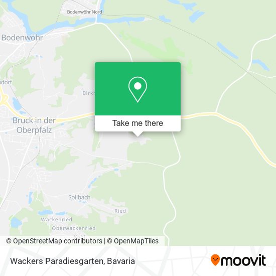 Wackers Paradiesgarten map