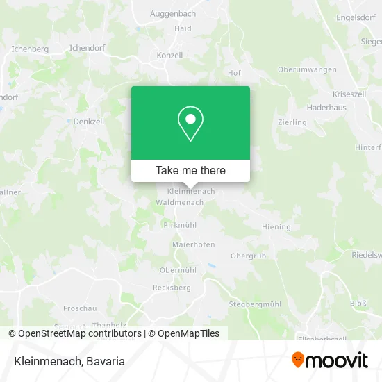 Карта Kleinmenach