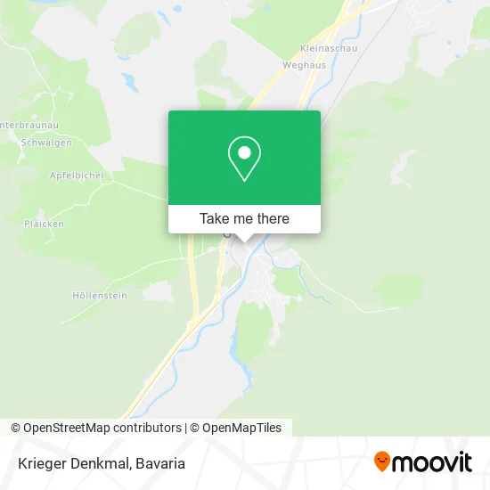 Карта Krieger Denkmal