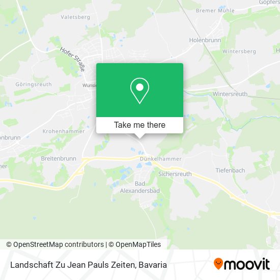 Landschaft Zu Jean Pauls Zeiten map