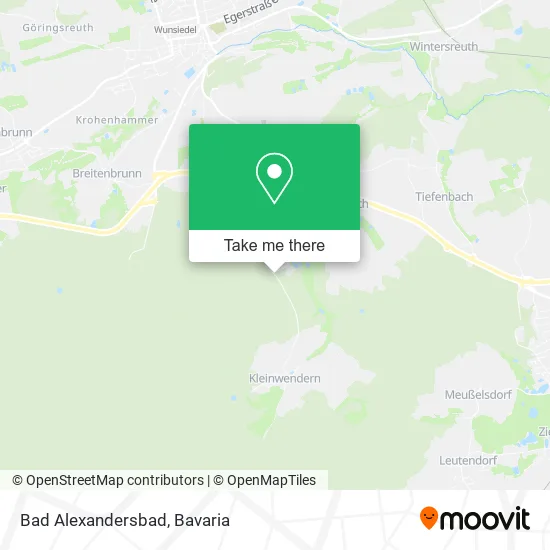 Карта Bad Alexandersbad