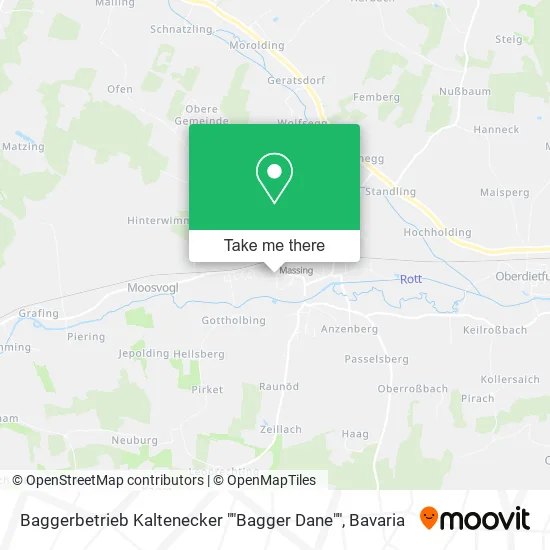 Карта Baggerbetrieb Kaltenecker ""Bagger Dane""