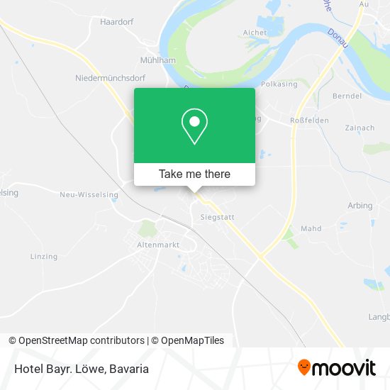 Hotel Bayr. Löwe map