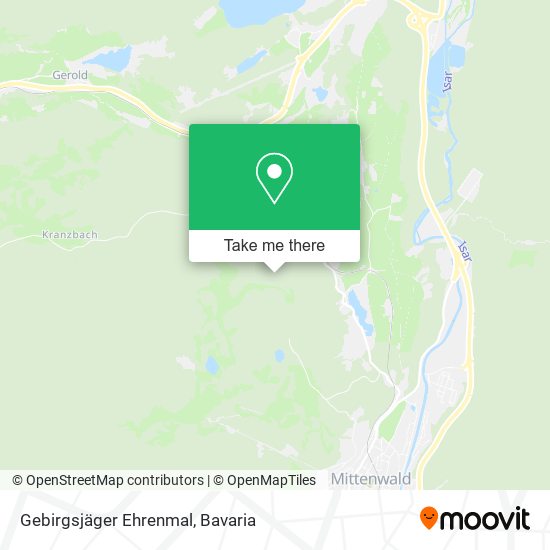 Gebirgsjäger Ehrenmal map