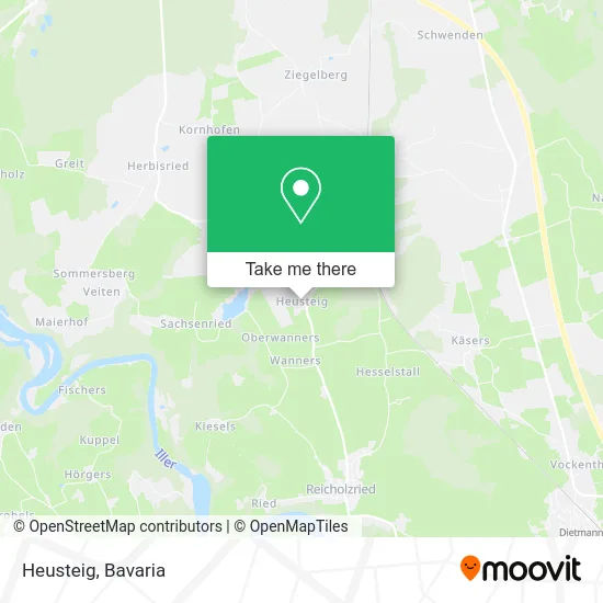 Карта Heusteig