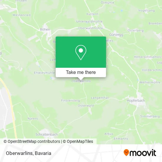 Карта Oberwarlins