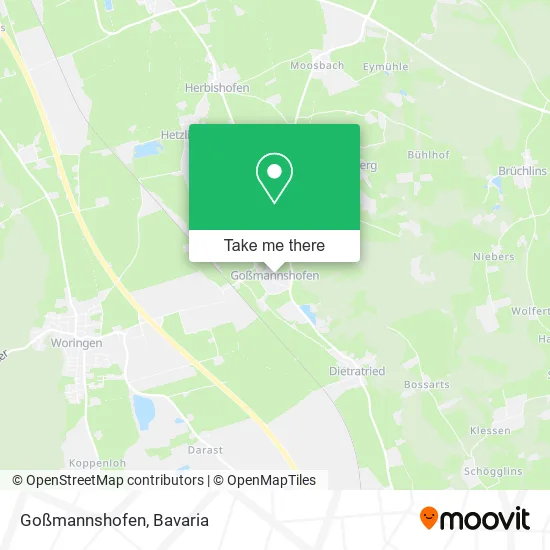 Карта Goßmannshofen