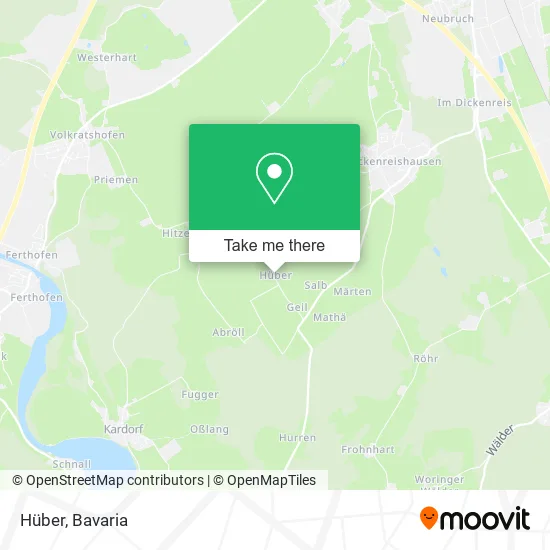 Карта Hüber