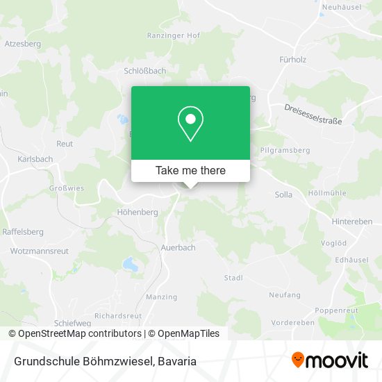 Grundschule Böhmzwiesel map