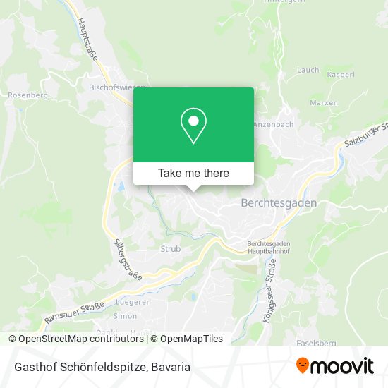 Gasthof Schönfeldspitze map