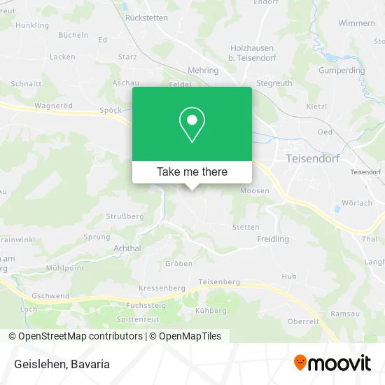 Geislehen map
