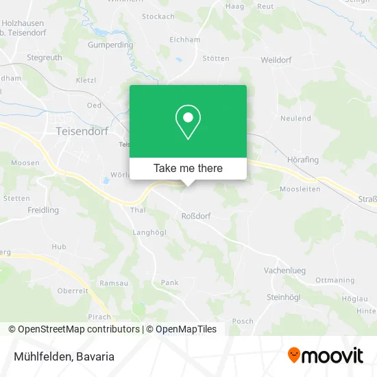 Карта Mühlfelden