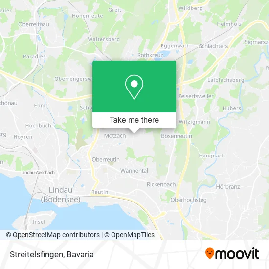Карта Streitelsfingen