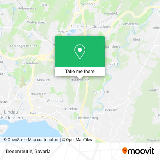 Карта Bösenreutin