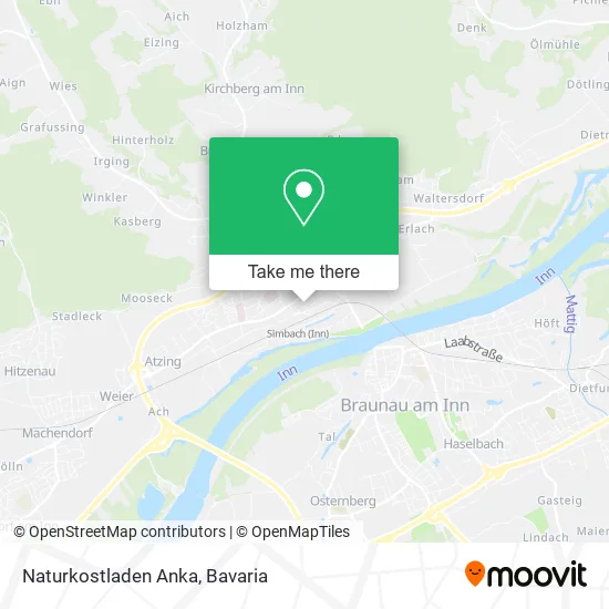 Карта Naturkostladen Anka