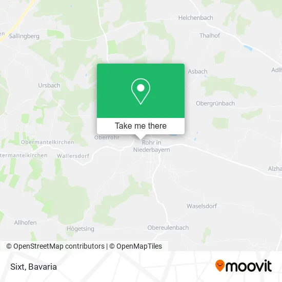 Карта Sixt