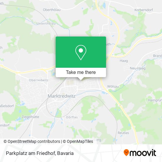 Parkplatz am Friedhof map