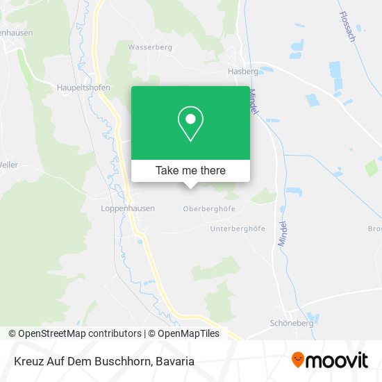 Kreuz Auf Dem Buschhorn map