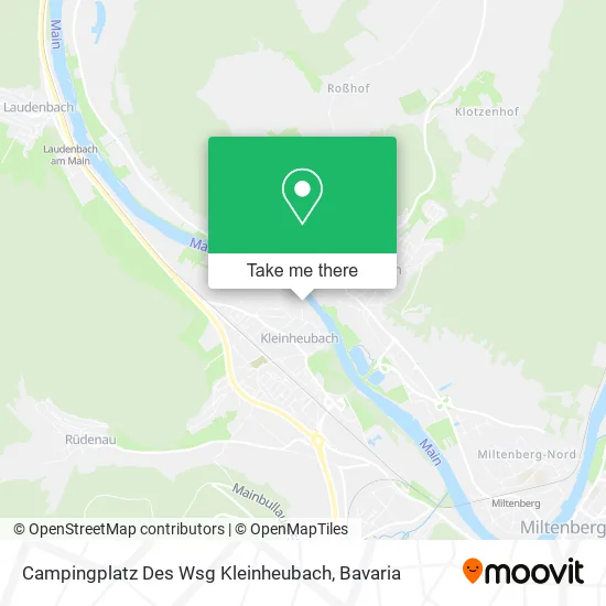 Карта Campingplatz Des Wsg Kleinheubach