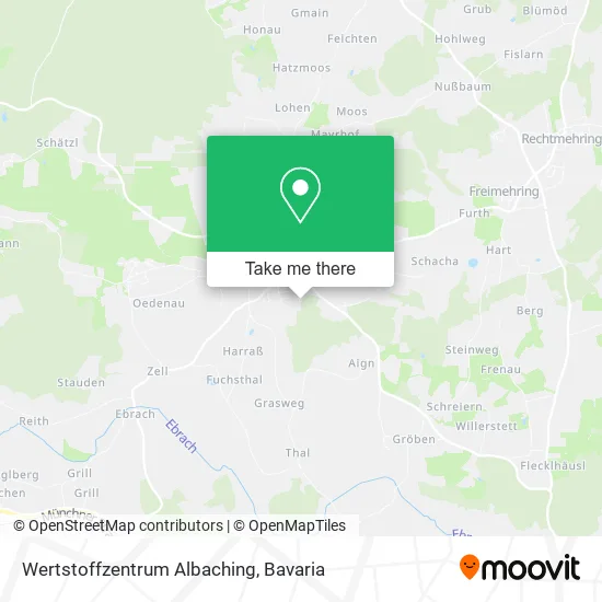 Карта Wertstoffzentrum Albaching