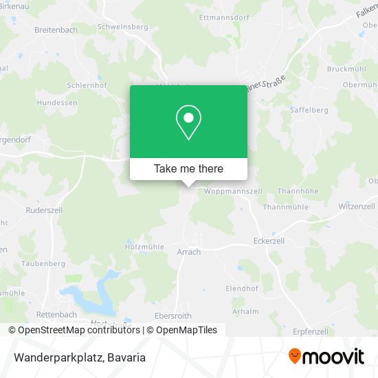Карта Wanderparkplatz