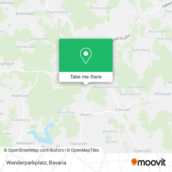 Карта Wanderparkplatz