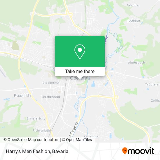 Harry's Men Fashion map