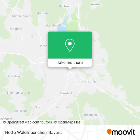 Карта Netto Waldmuenchen