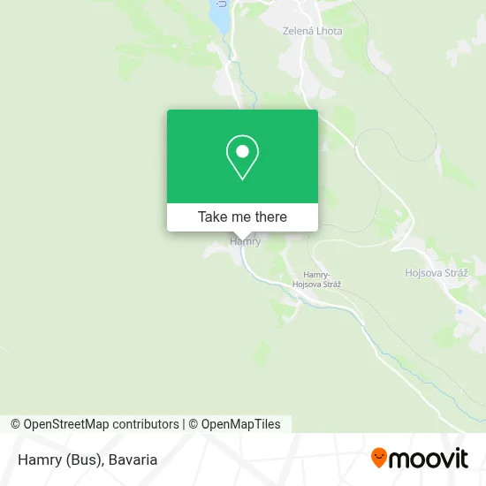Hamry (Bus) map