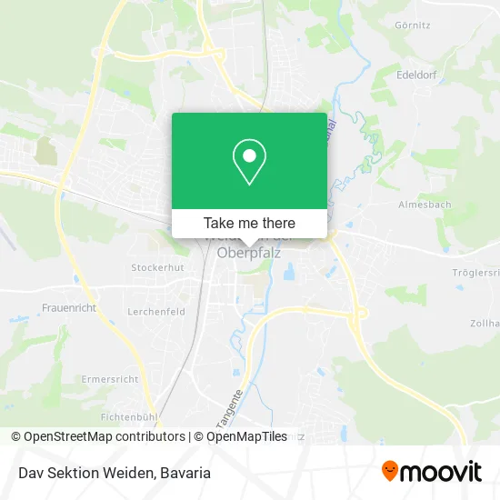Карта Dav Sektion Weiden