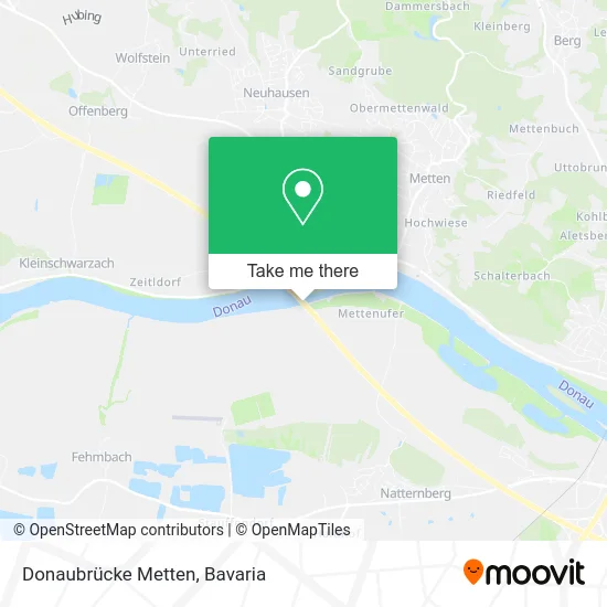 Карта Donaubrücke Metten