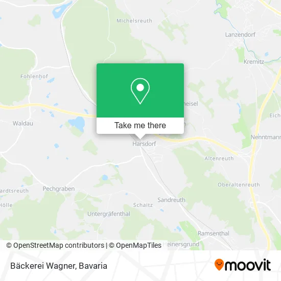 Карта Bäckerei Wagner
