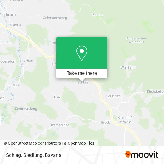 Карта Schlag, Siedlung