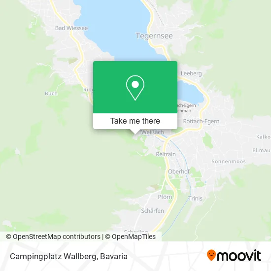 Карта Campingplatz Wallberg