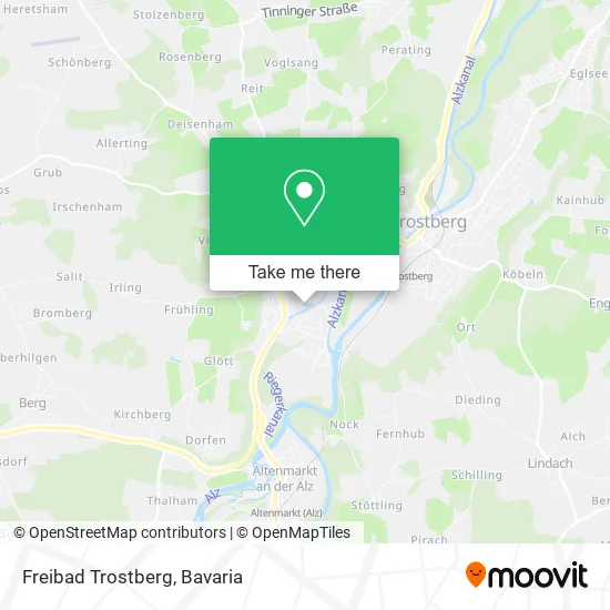 Карта Freibad Trostberg