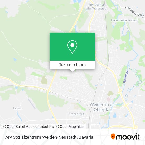 Arv Sozialzentrum Weiden-Neustadt map