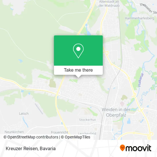 Карта Kreuzer Reisen