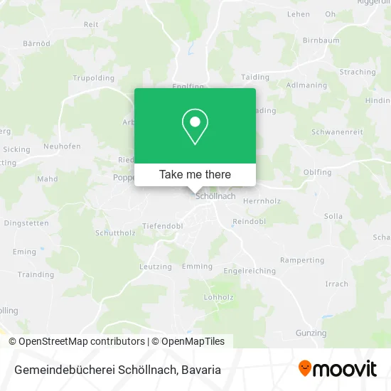 Карта Gemeindebücherei Schöllnach