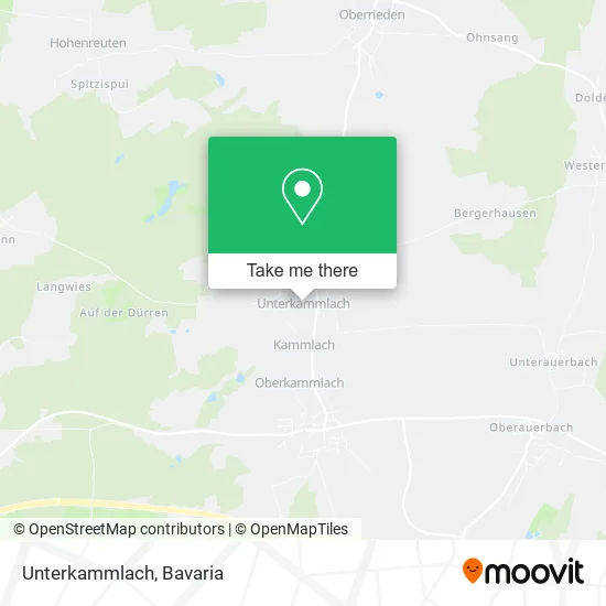 Unterkammlach map