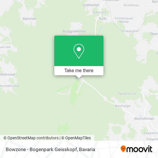 Bowzone - Bogenpark Geisskopf map